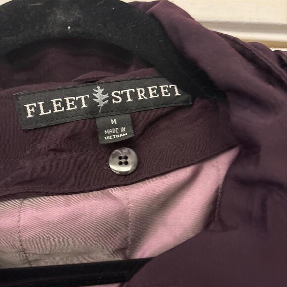 FS Limited Purple Double Lined Removable Hood Zipper Toggle Parka Coat. Sz M - Picture 6 of 15